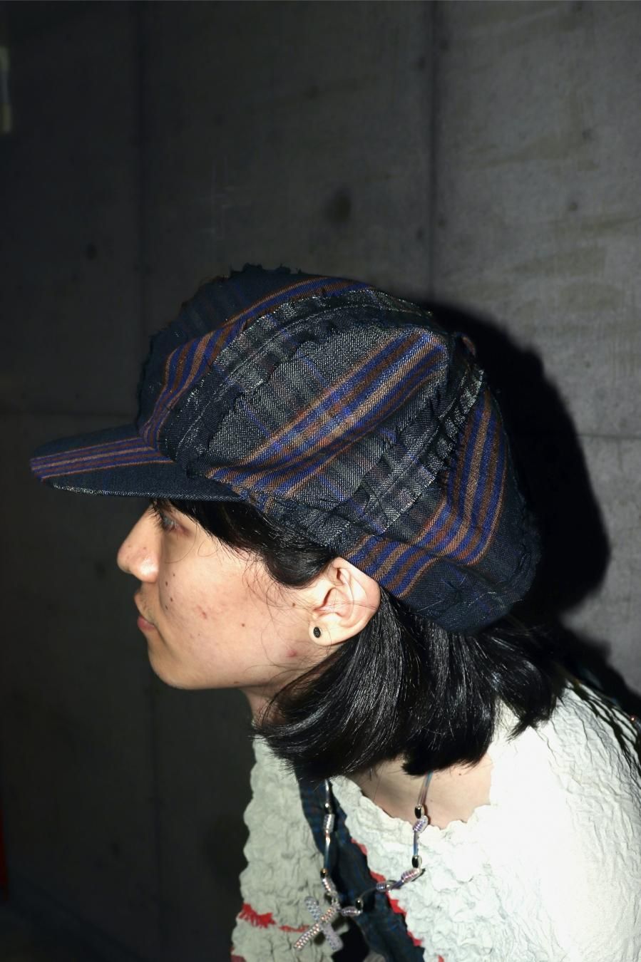 MASU（エムエーエスユー）のGRUNGE CASQUETTE DARK NAVY（キャスケット ...