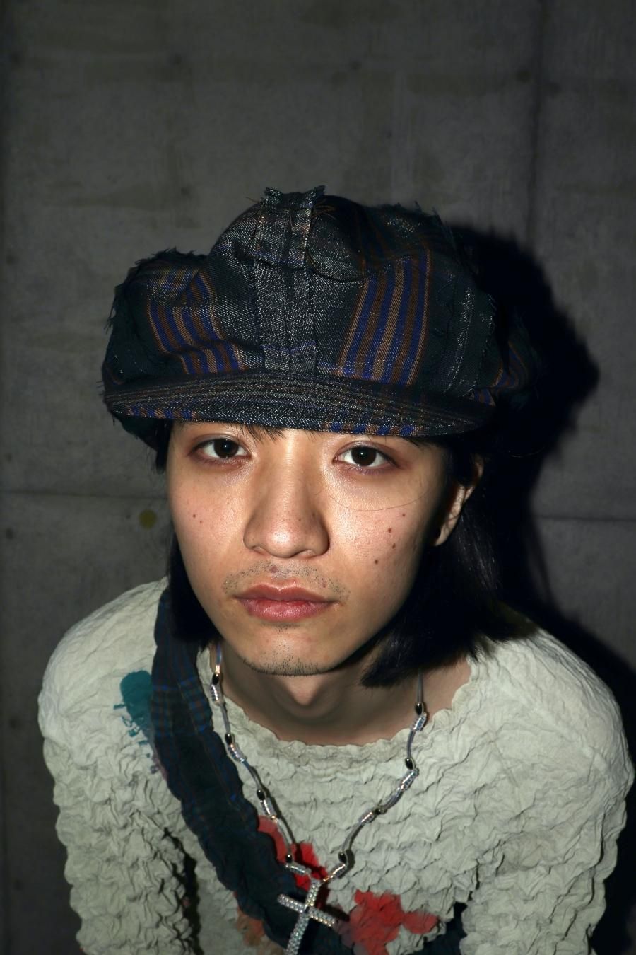 MASU（エムエーエスユー）のGRUNGE CASQUETTE DARK NAVY（キャスケット ...