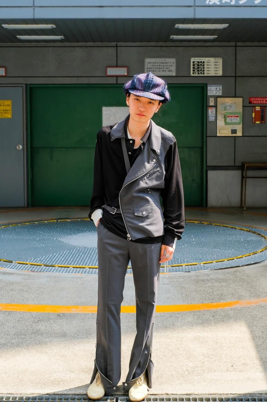 MASU（エムエーエスユー）のGRUNGE CASQUETTE DARK NAVY（キャスケット ...