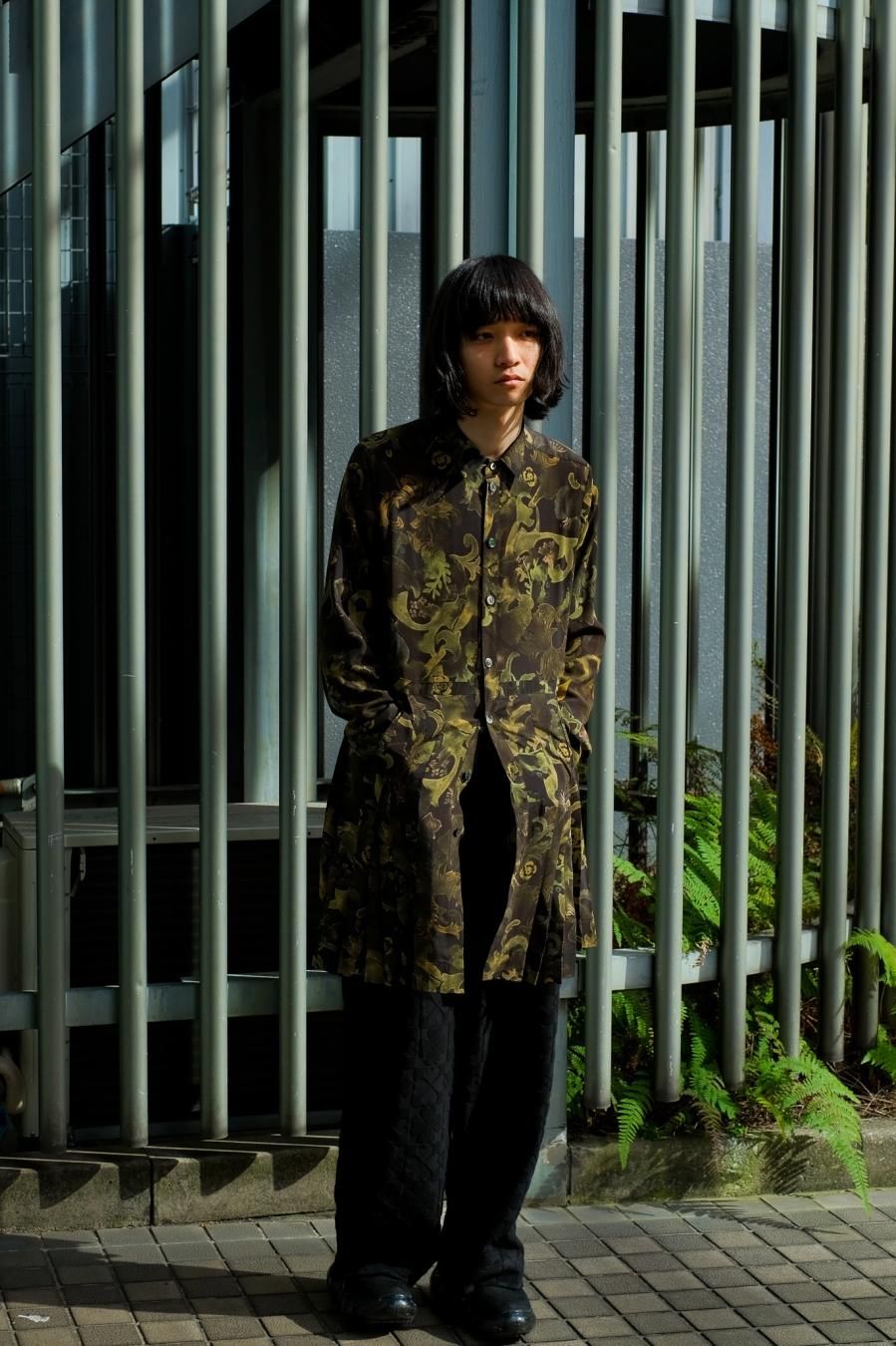 MASU GRANNY LONG SHIRTS(WET BLACK)