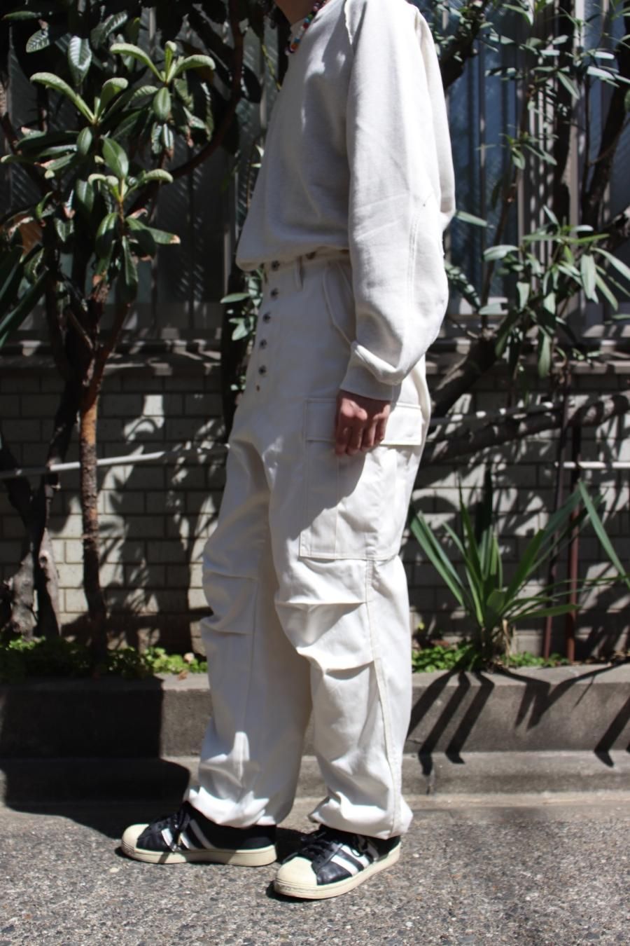 SUGARHILL HERRINGOBONE CARGO PANTS