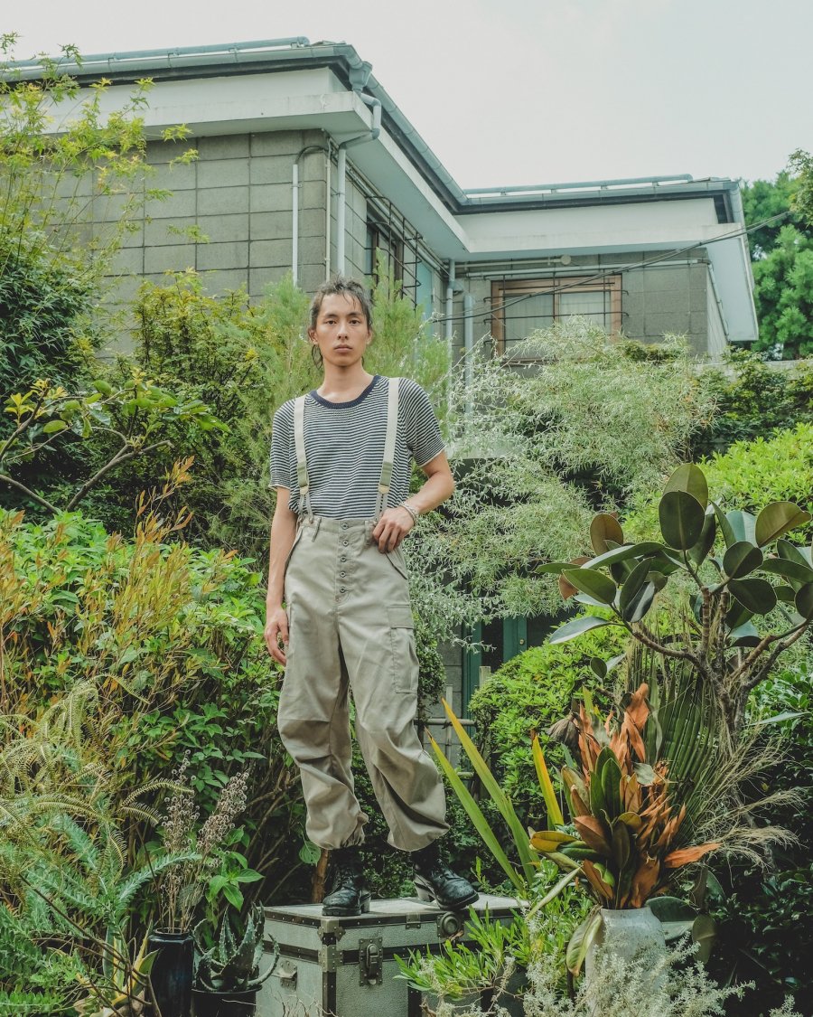 SUGARHILL Herringbone Army Cargo Pants - ワークパンツ/カーゴパンツ