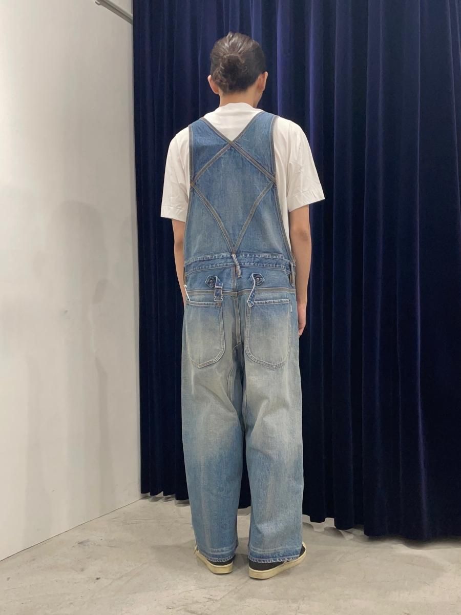 22ss sugarhill FADED DENIM OVERALL-