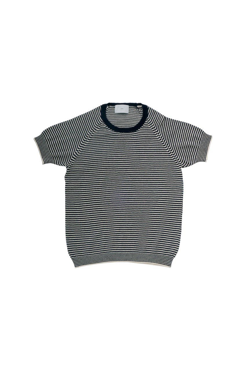 SUGARHILL  COTTON HALF SLEEVE STRIPE KNIT<img class='new_mark_img2' src='https://img.shop-pro.jp/img/new/icons15.gif' style='border:none;display:inline;margin:0px;padding:0px;width:auto;' />