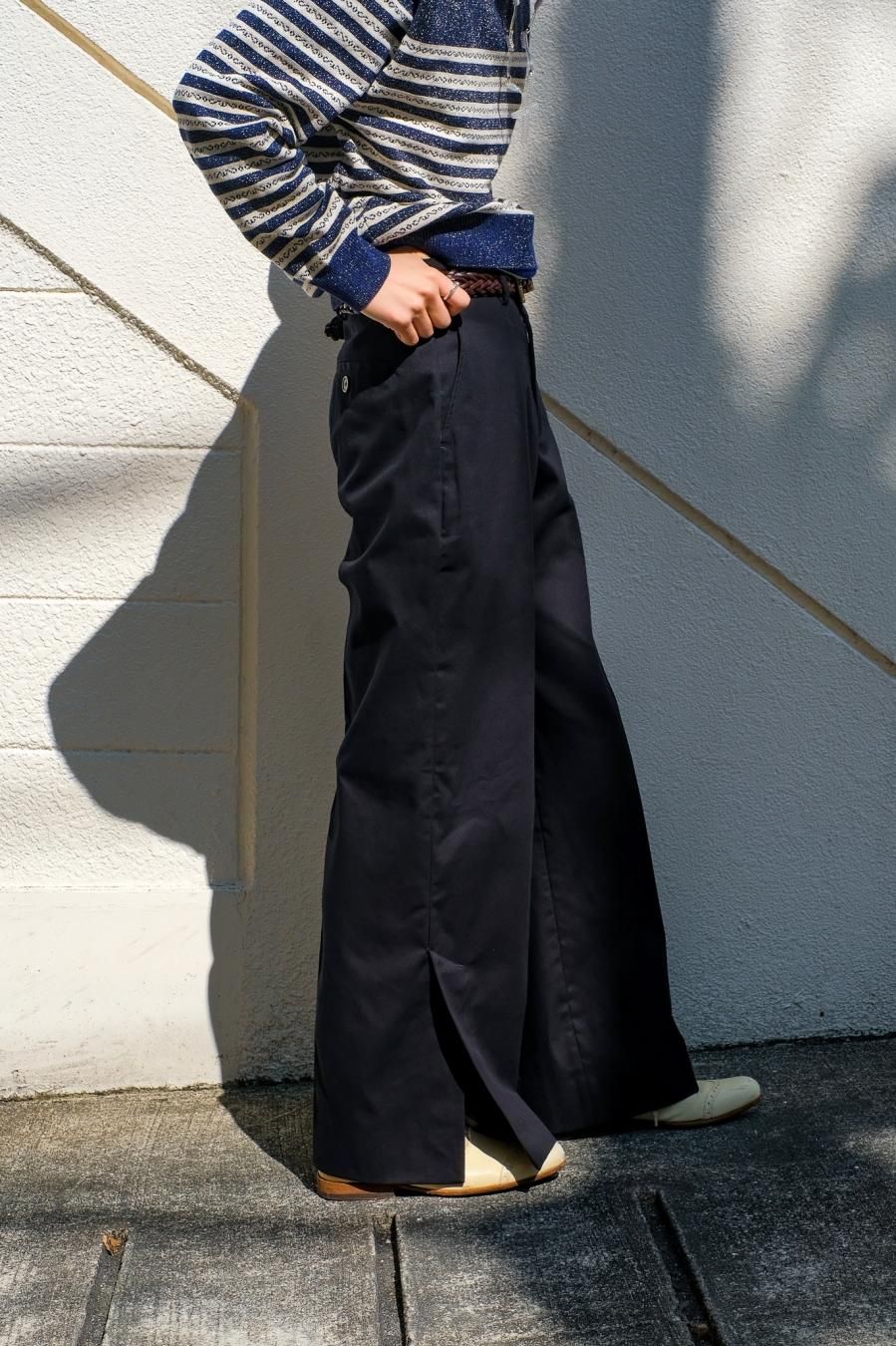 MASU（エムエーエスユー）のCOTTON WIDE TROUSERS BLACKの通販サイト