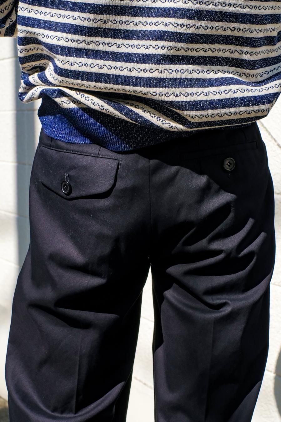 MASU（エムエーエスユー）のCOTTON WIDE TROUSERS BLACKの通販