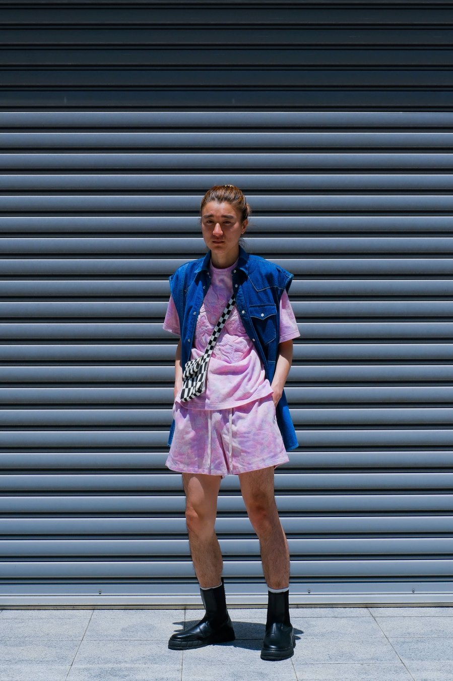 MASU（エムエーエスユー）のTIE-DYE JACQUARD SHORTS PINKの通販サイト