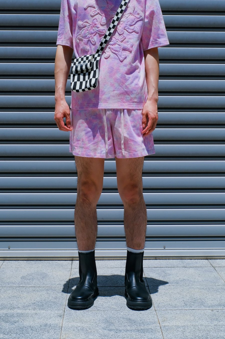 MASU（エムエーエスユー）のTIE-DYE JACQUARD SHORTS PINKの通販サイト