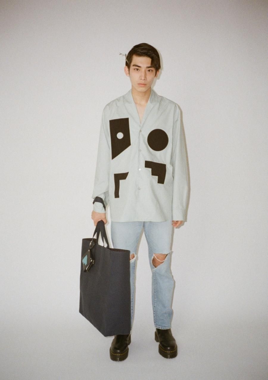 soe（ソーイ）のMotif Patches Shirt Jacket 
