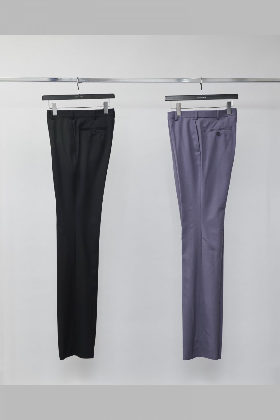 LITTLEBIG  Slim Flare Trousers（Black or Purple）<img class='new_mark_img2' src='https://img.shop-pro.jp/img/new/icons15.gif' style='border:none;display:inline;margin:0px;padding:0px;width:auto;' />