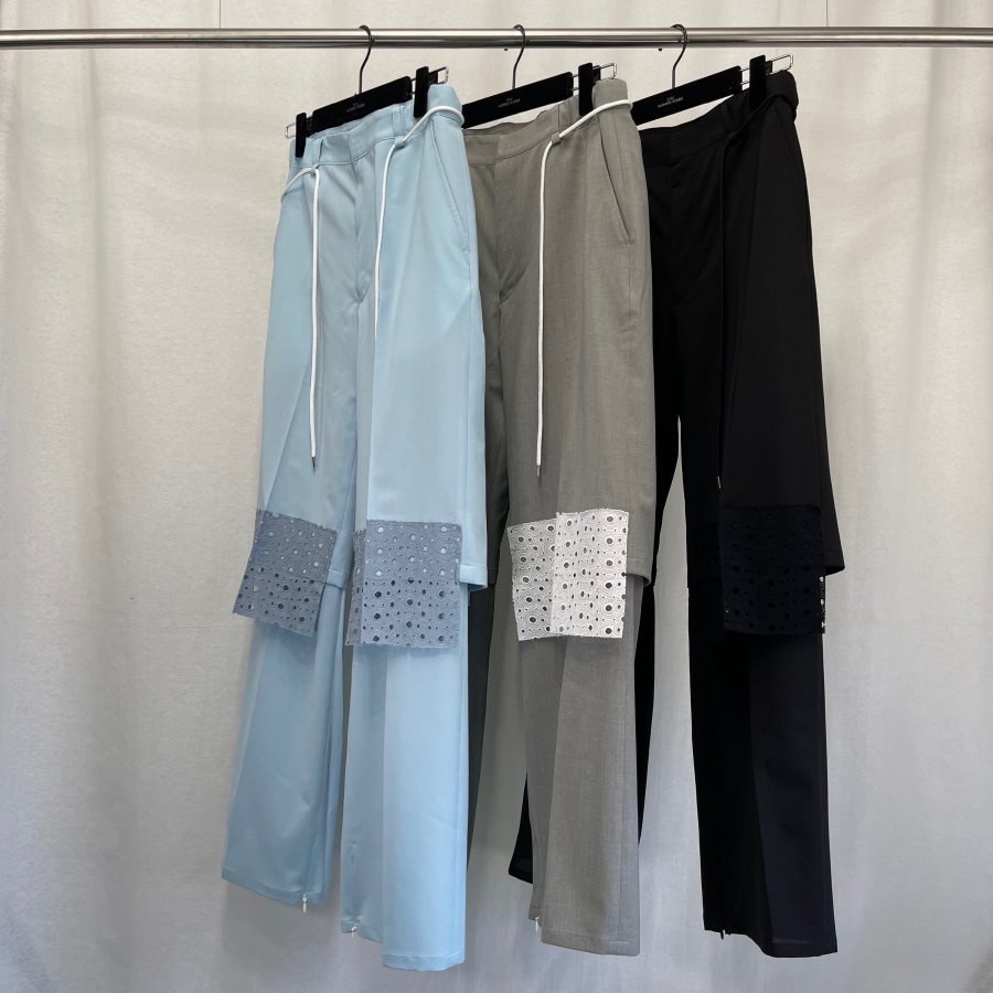 SYU.HOMME/FEMM  Layered skater pants(SAXE)<img class='new_mark_img2' src='https://img.shop-pro.jp/img/new/icons15.gif' style='border:none;display:inline;margin:0px;padding:0px;width:auto;' />