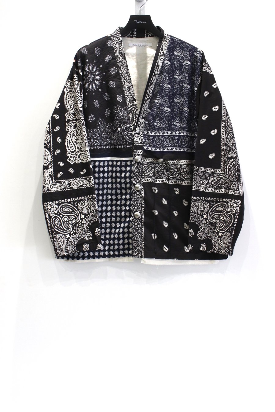 Children of the discordance  22ss BANDANA PATCHWORK CONCHO JACKET（BLACK）<img class='new_mark_img2' src='https://img.shop-pro.jp/img/new/icons15.gif' style='border:none;display:inline;margin:0px;padding:0px;width:auto;' />