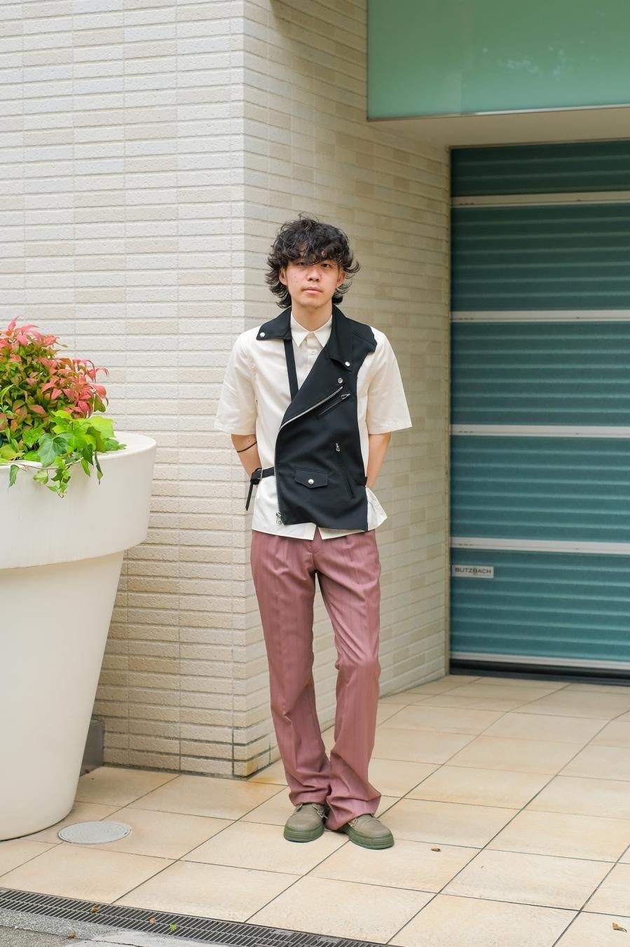 LITTLEBIG（リトルビッグ）の22ss Tucked Flare Trousers Black or  Pink（タックドトラウザーズ）の通販サイト-大阪 堀江 PALETTE art alive（パレットアートアライヴ）-