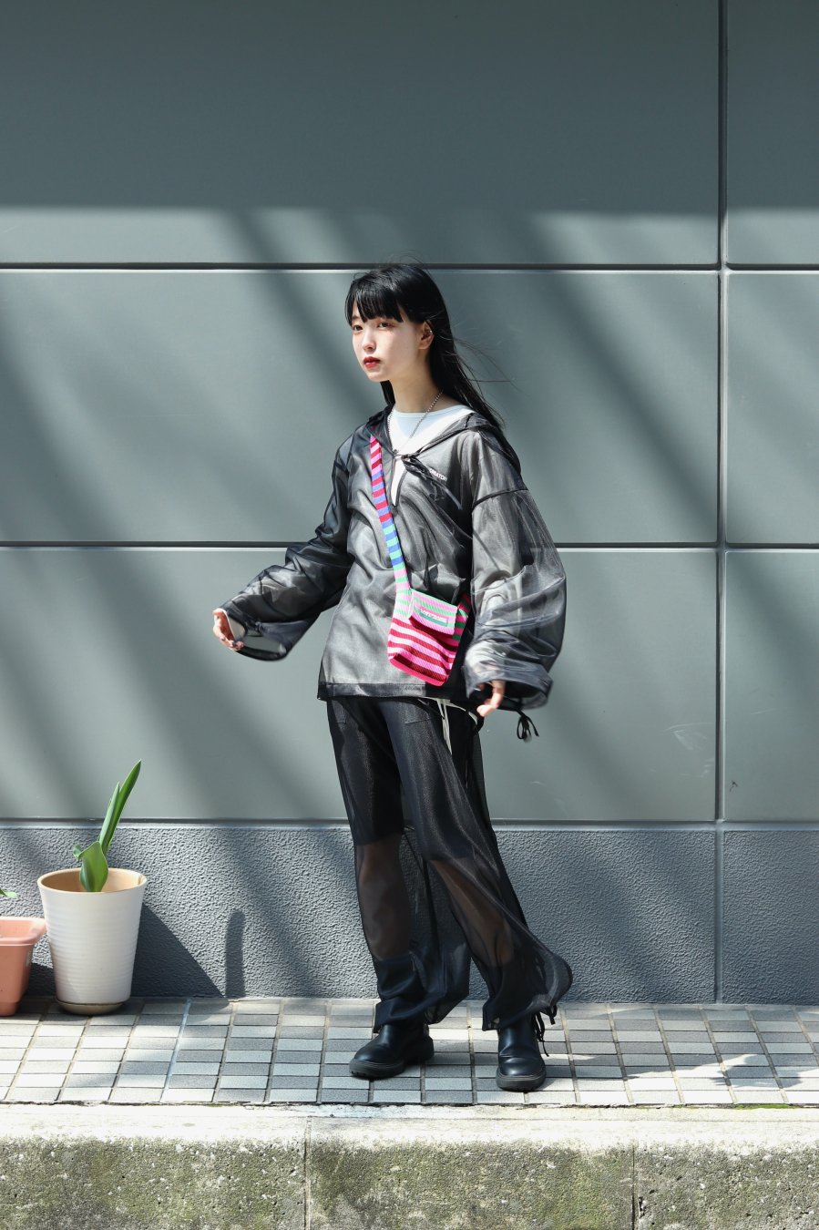 LASTFRAME(ラストフレーム)のMULTI STRIPE SHOULDER BAG MINI 2の通販