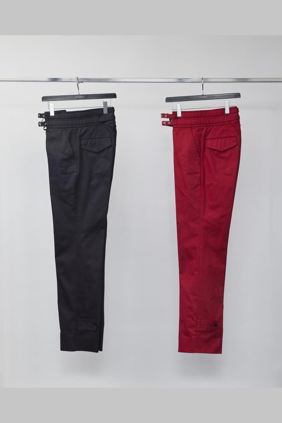 LITTLEBIG（リトルビッグ）のCotton Gurkha Trousers Black or Red ...