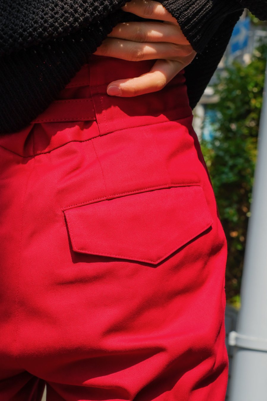 LITTLEBIG（リトルビッグ）のCotton Gurkha Trousers Black or Red