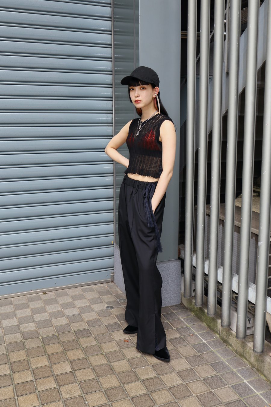LENZ  WIDE PANTS（BLACK）<img class='new_mark_img2' src='https://img.shop-pro.jp/img/new/icons15.gif' style='border:none;display:inline;margin:0px;padding:0px;width:auto;' />