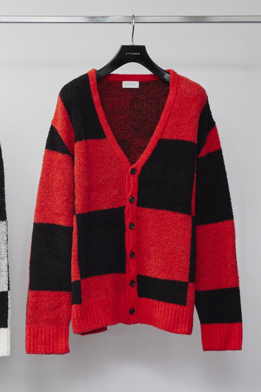 LITTLEBIG（リトルビッグ）のPattern Knit Cardigan Redの通販サイト