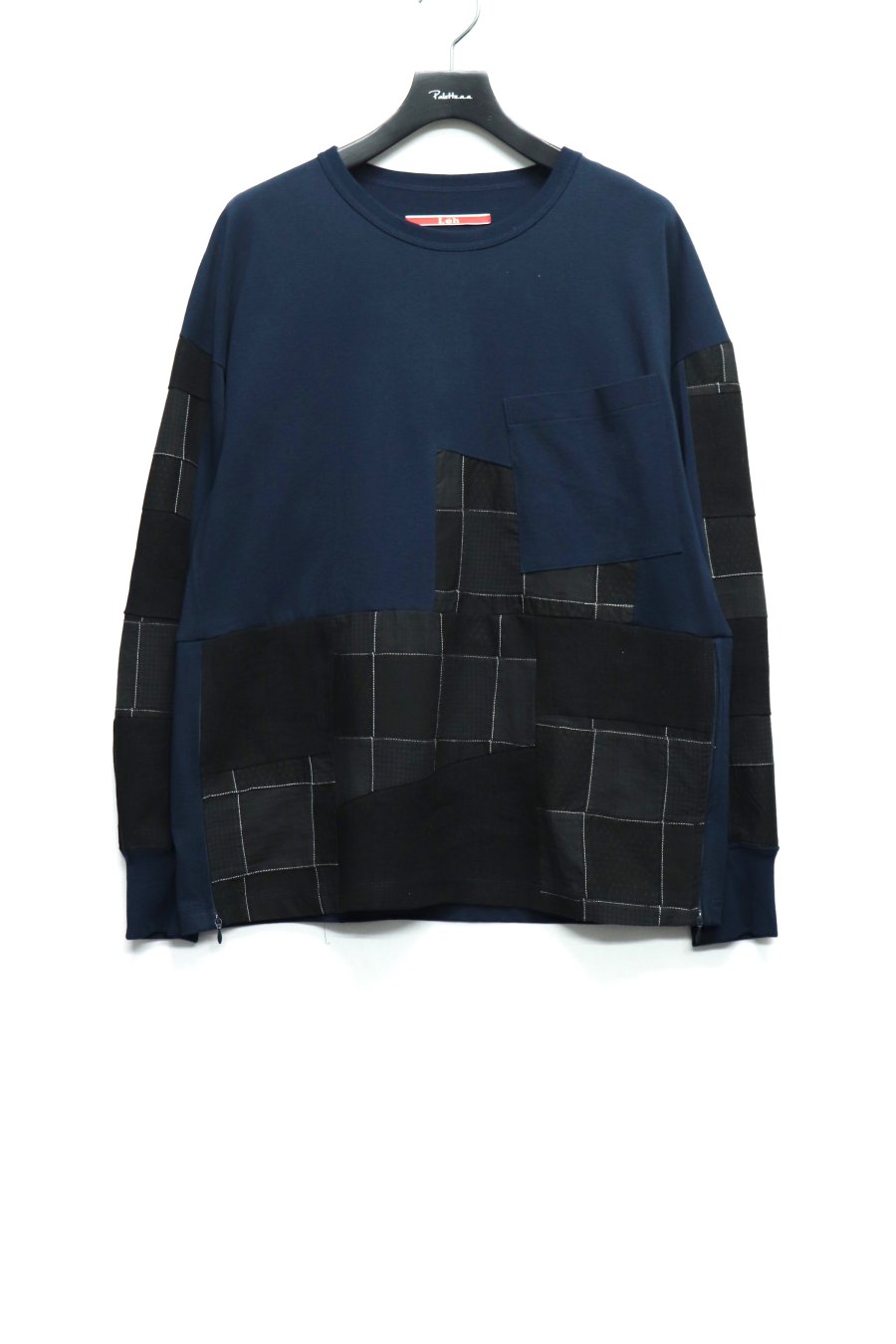 LEH  Patchwork L/S T-SH(BLACK)<img class='new_mark_img2' src='https://img.shop-pro.jp/img/new/icons15.gif' style='border:none;display:inline;margin:0px;padding:0px;width:auto;' />