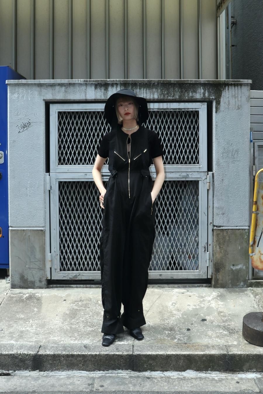 FETICO（フェティコ）のSLEEVELESS NYLON JUMPSUITS（ジャンプスーツ