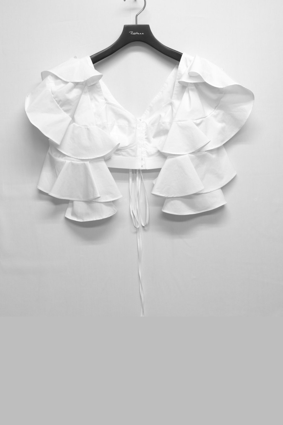 FETICO（フェティコ）のRUFFLED SLEEVE BUSTIER TOP WHITEの通販サイト