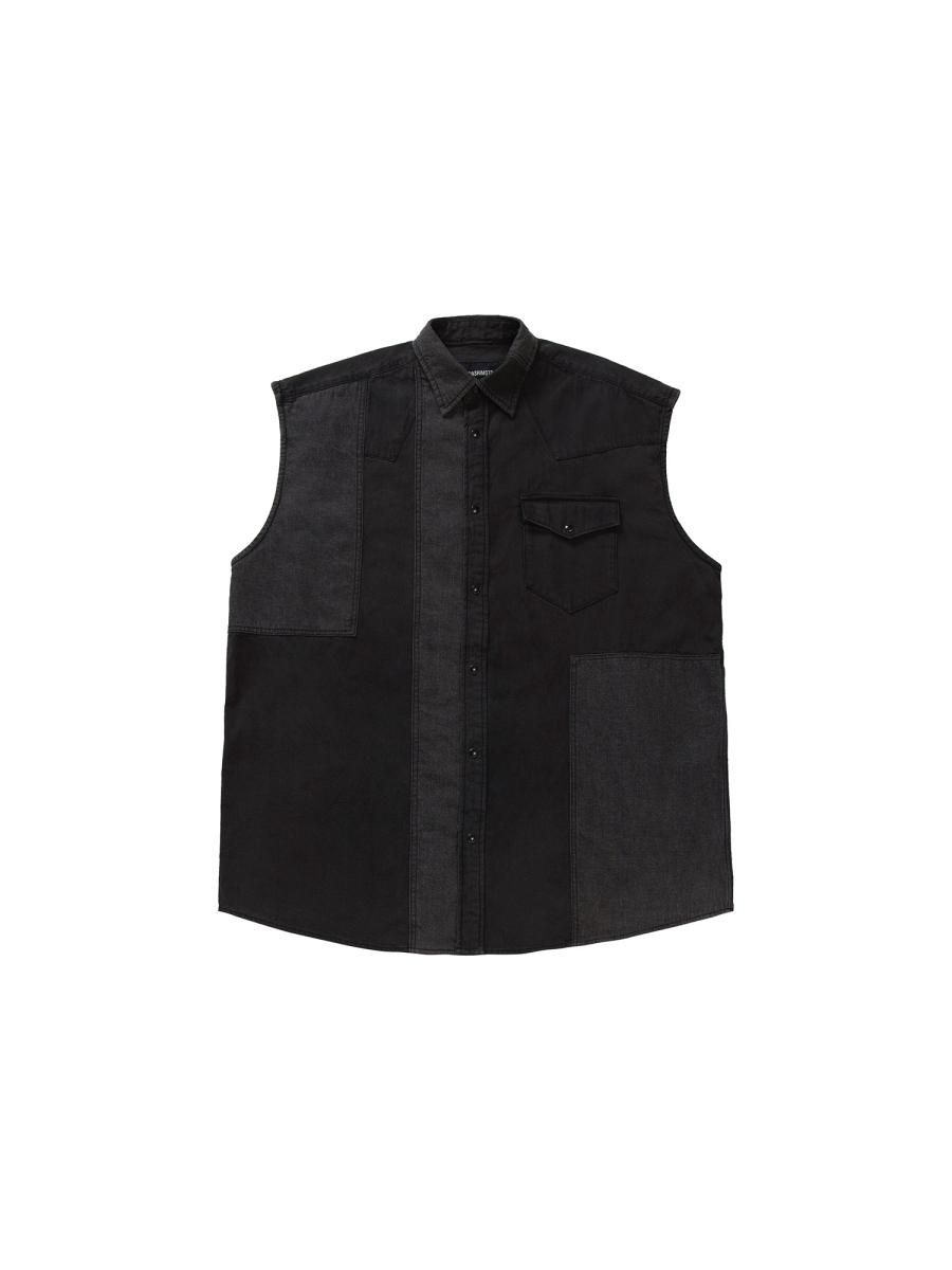 トップス YUKI HASHIMOTO MESH TWIN TANK TOP(BLACK) YUKI HASHIMOTO(ユウキハシモト)のMESH TWIN TANK TOP BLACKの