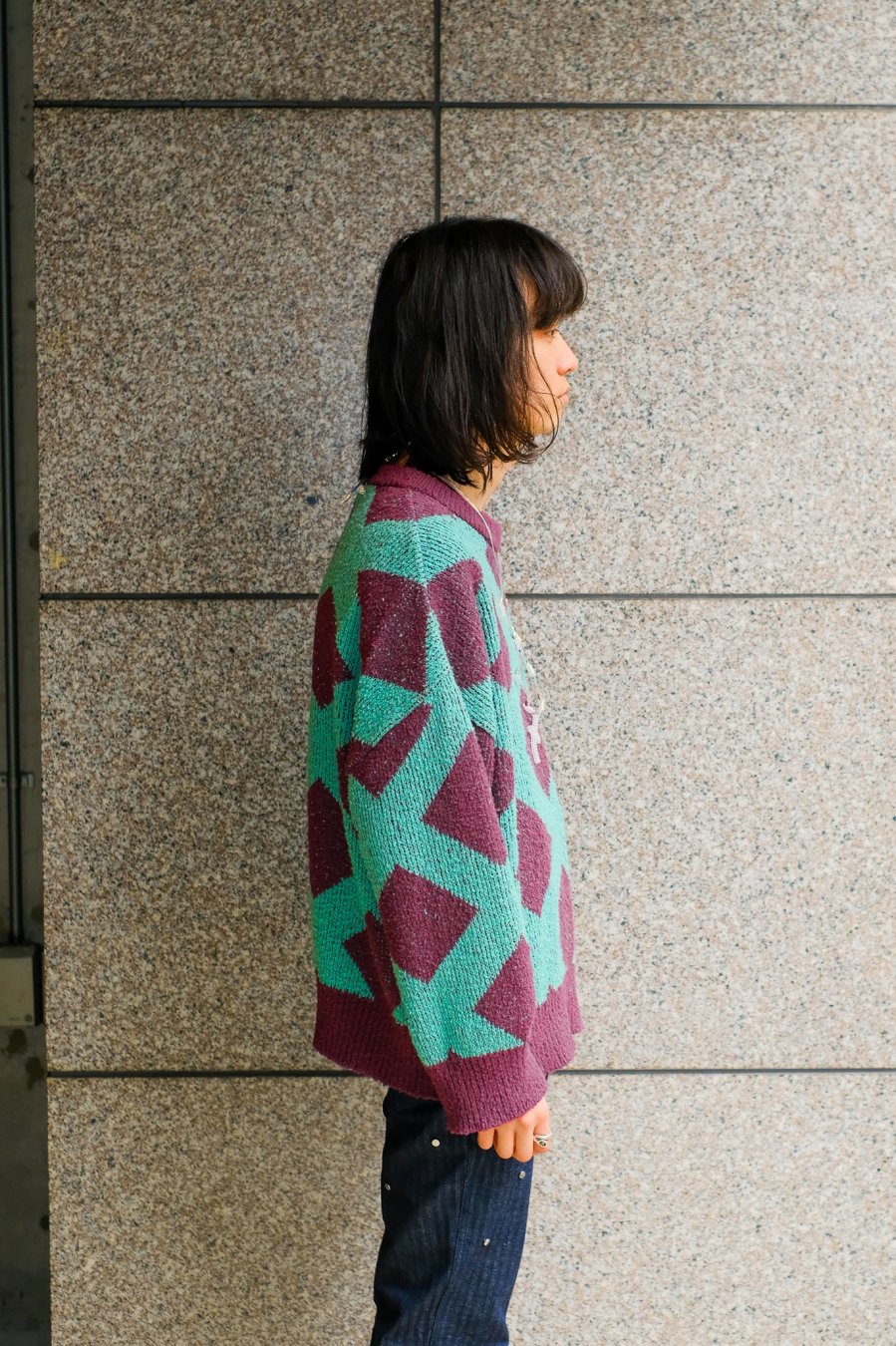 LITTLEBIG（リトルビッグ）のChecked Knit Green or Purpleの通販サイト-大阪 堀江 PALETTE art  alive（パレットアートアライヴ）-