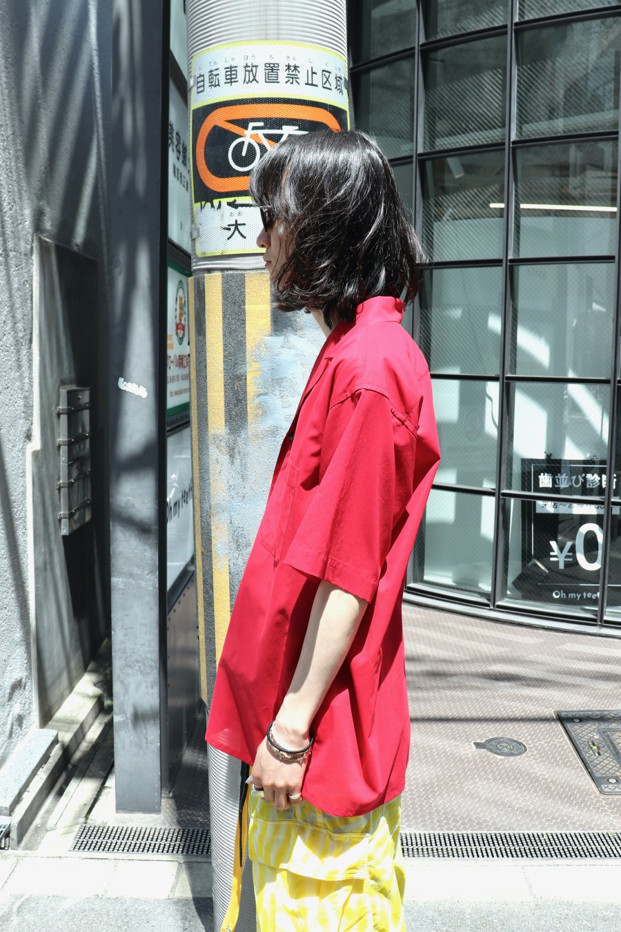 LITTLEBIG（リトルビッグ）のPeaked Lapel Color S/S SH Red or Pink(シャツ)の通販サイト-大阪 堀江  PALETTE art alive（パレットアートアライヴ）-