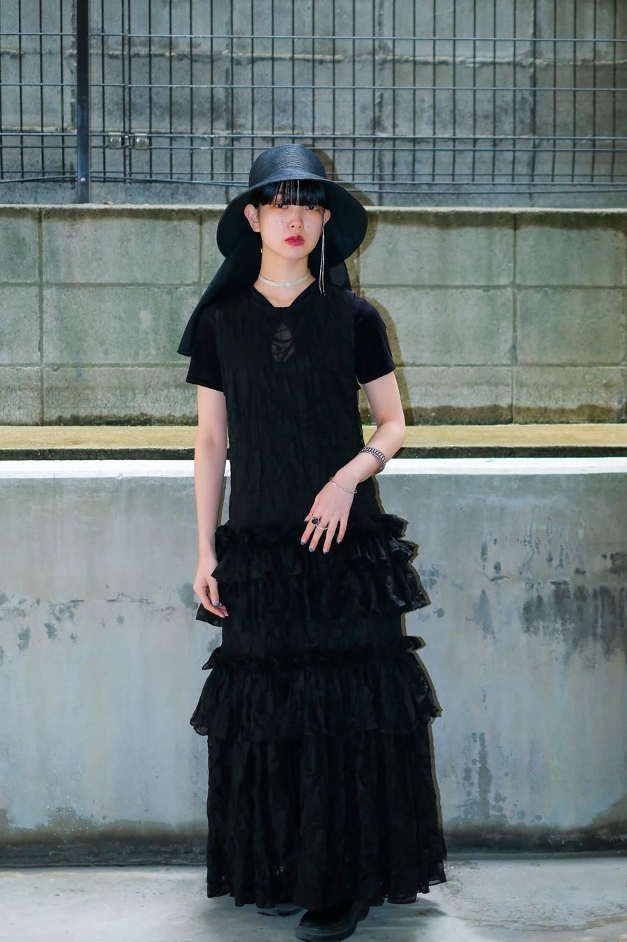 大人気！まとめ一覧 BELPER（ベルパー）のGATHERED BLACK（ワンピース DRESS RIPPLE トップス