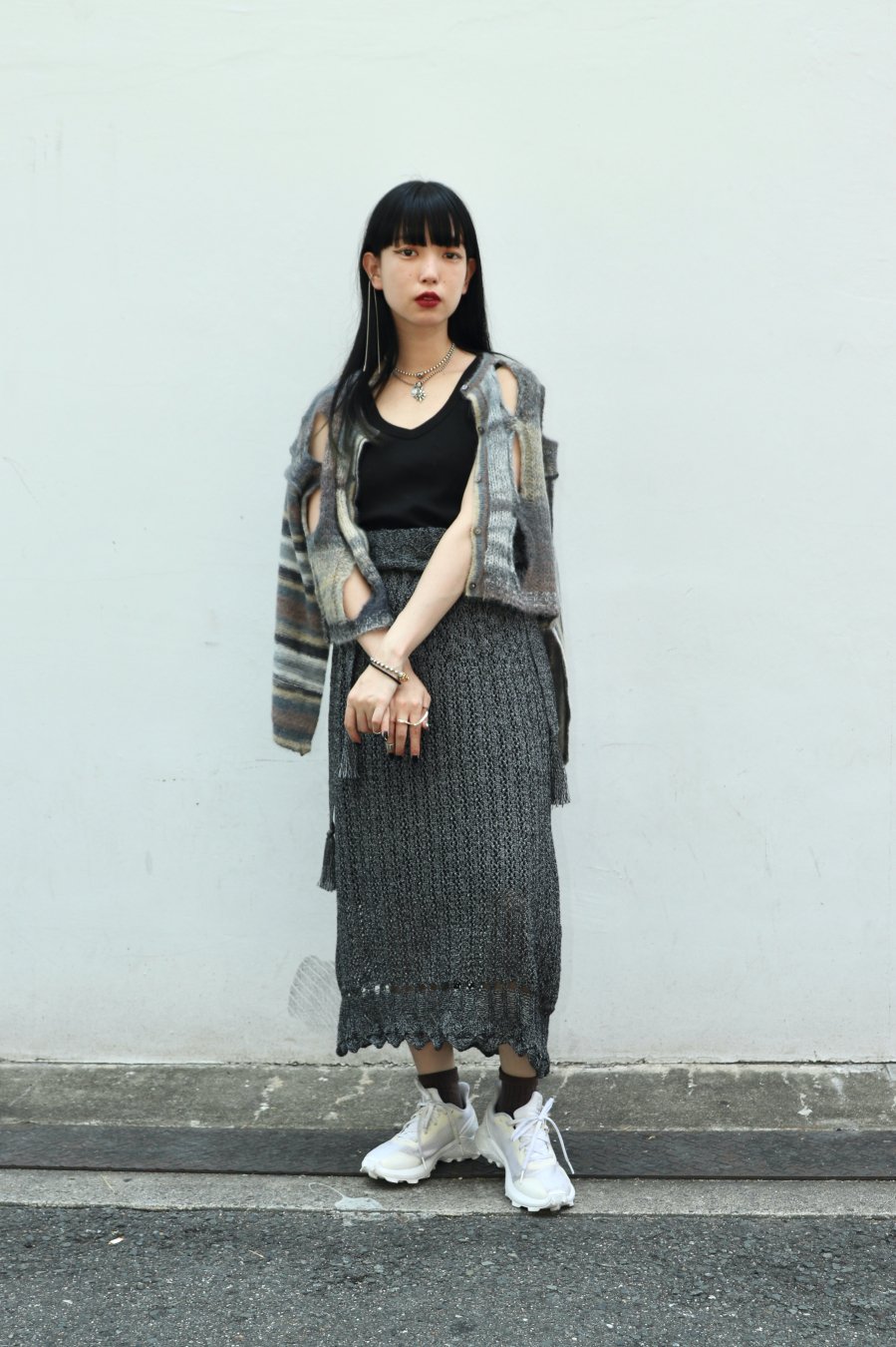 【新品未使用】LENZ knit skirt