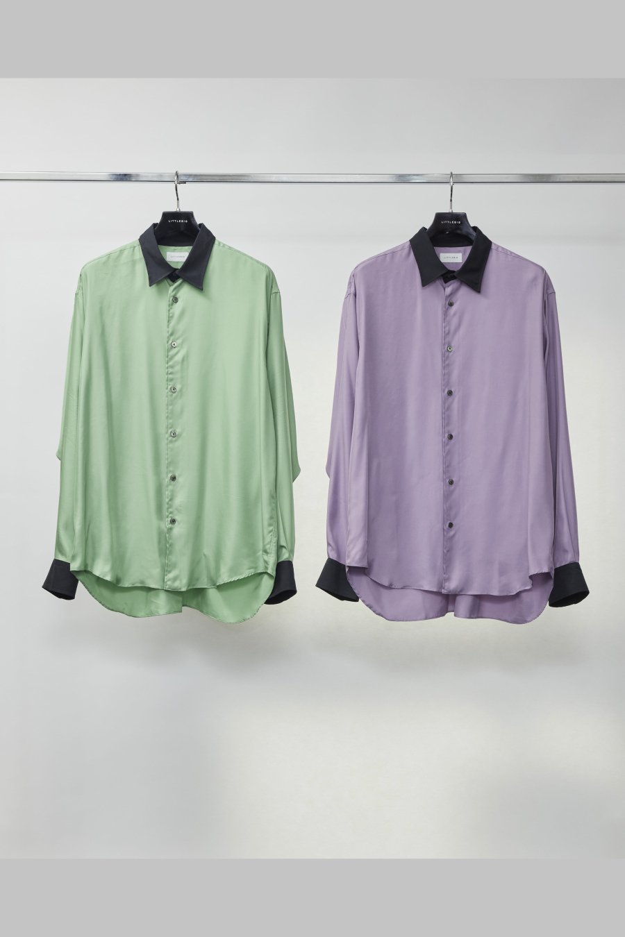 LITTLEBIG  Cupro Cleric SH（Green or Purple）<img class='new_mark_img2' src='https://img.shop-pro.jp/img/new/icons15.gif' style='border:none;display:inline;margin:0px;padding:0px;width:auto;' />