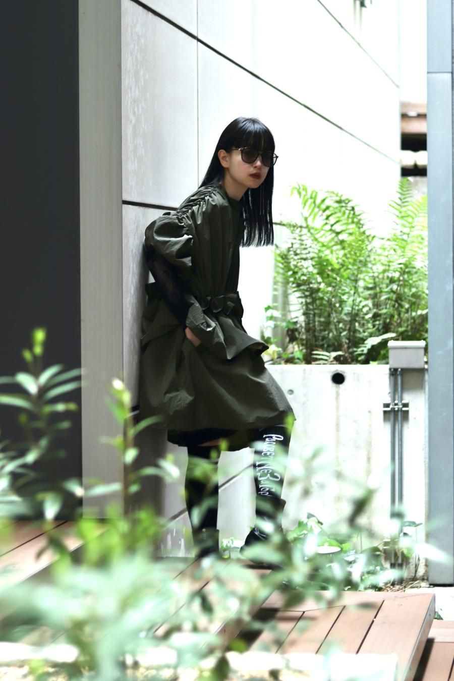 BELPER（ベルパー）のNYLON RIPSTOP JACKET KHAKI（コート）の通販