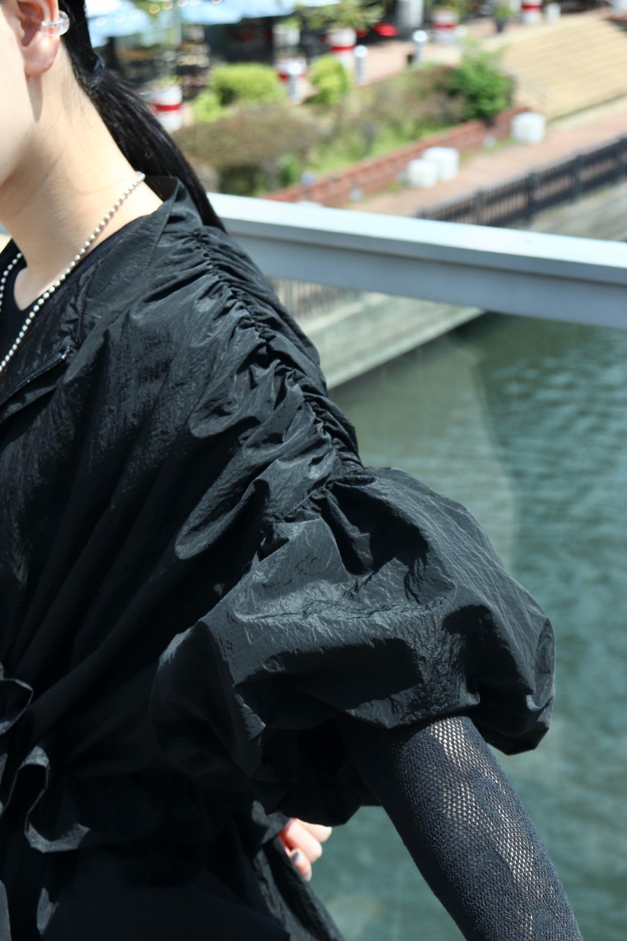 BELPER（ベルパー）のNYLON RIPSTOP JACKET BLACK（コート）の通販 