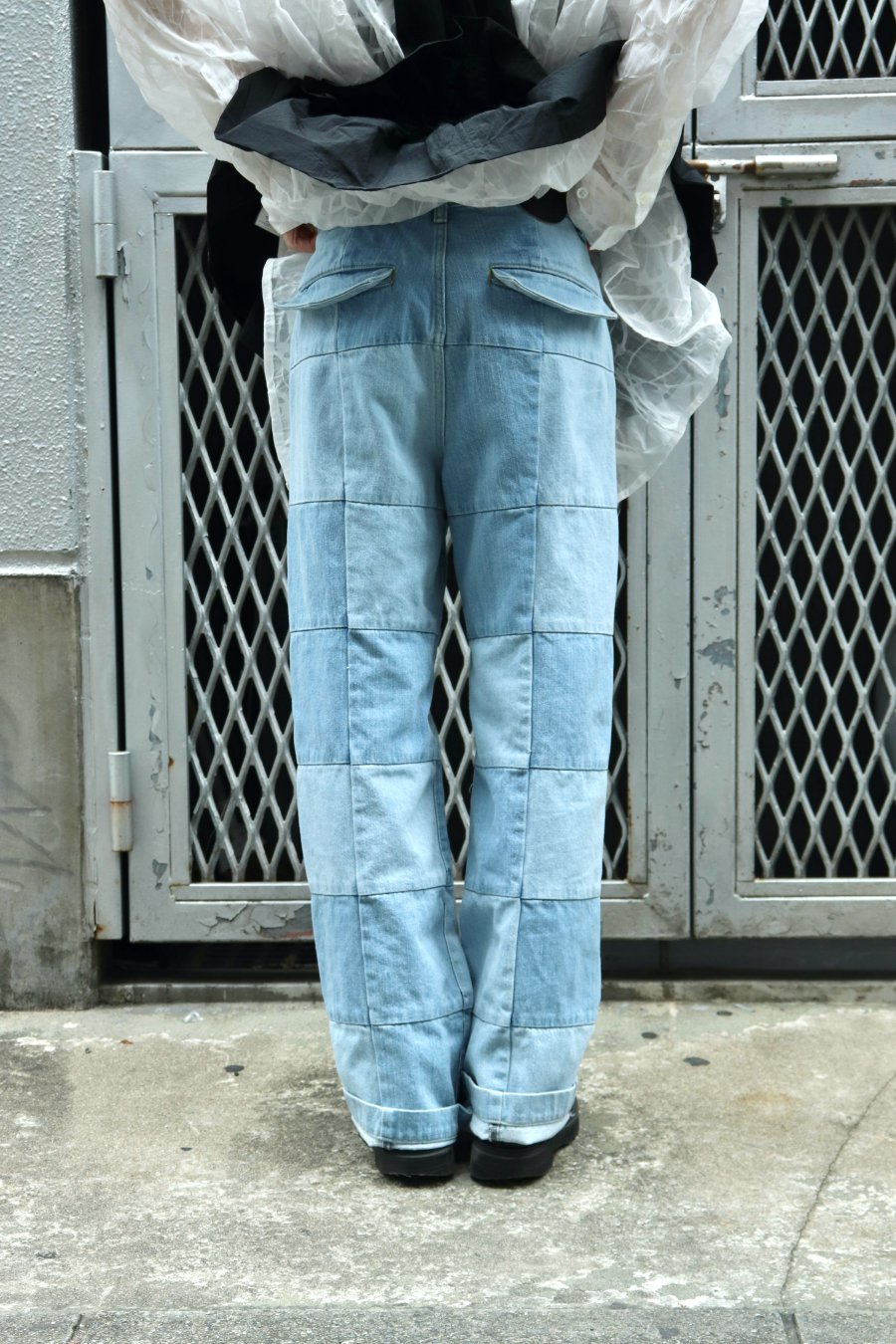 BELPER（ベルパー）のPATCHWORK DENIM PANTS INDIGO（パンツ）の通販