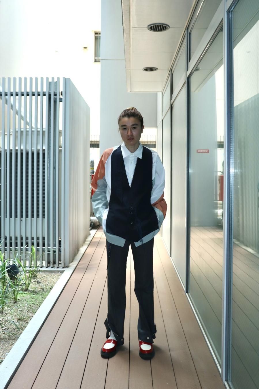 Nobuyuki Matsui（ノブユキ マツイ）のwaist coat NAVY（ベスト