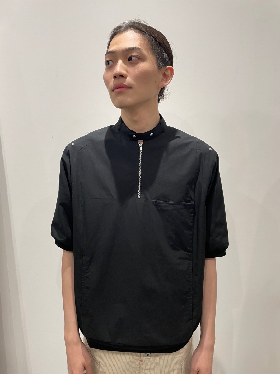 NULABEL（ニューレーベル）の22ss HALF ZIP SHIRTの通販サイト-大阪