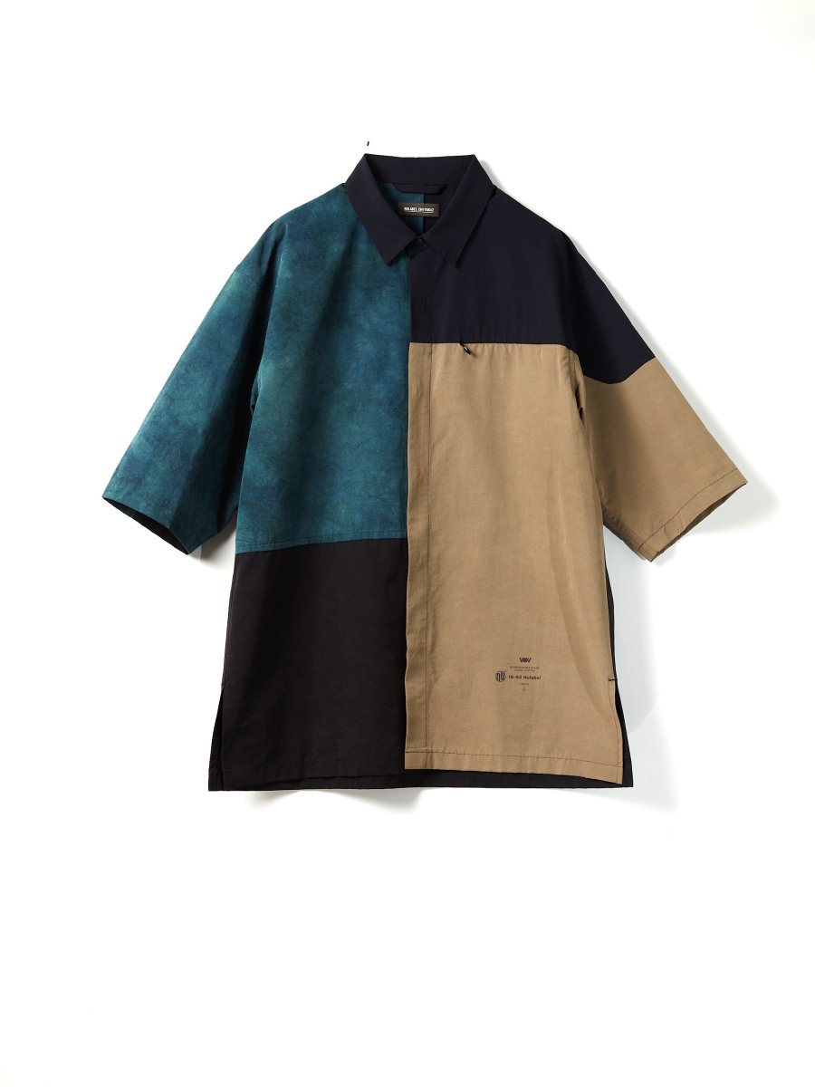 NULABEL  22SS PATCH WORK SHIRT(MULTI A)<img class='new_mark_img2' src='https://img.shop-pro.jp/img/new/icons15.gif' style='border:none;display:inline;margin:0px;padding:0px;width:auto;' />