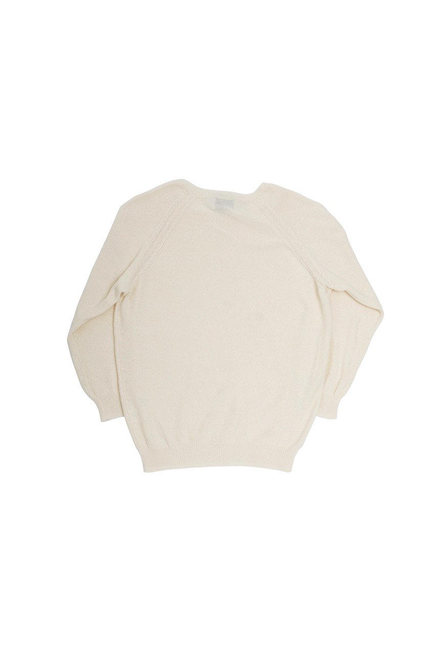 SUGARHILL（シュガーヒル）のCOTTON LONG SLEEVE KNIT WHITEの通販