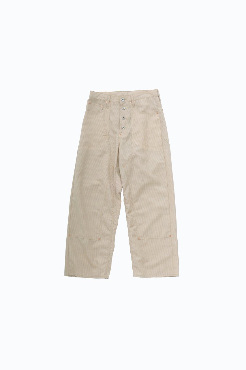 SUGARHILL  WOOL LINEN HICKORY DOUBLE KNEE DENIM PANTS(HICKORY)<img class='new_mark_img2' src='https://img.shop-pro.jp/img/new/icons15.gif' style='border:none;display:inline;margin:0px;padding:0px;width:auto;' />