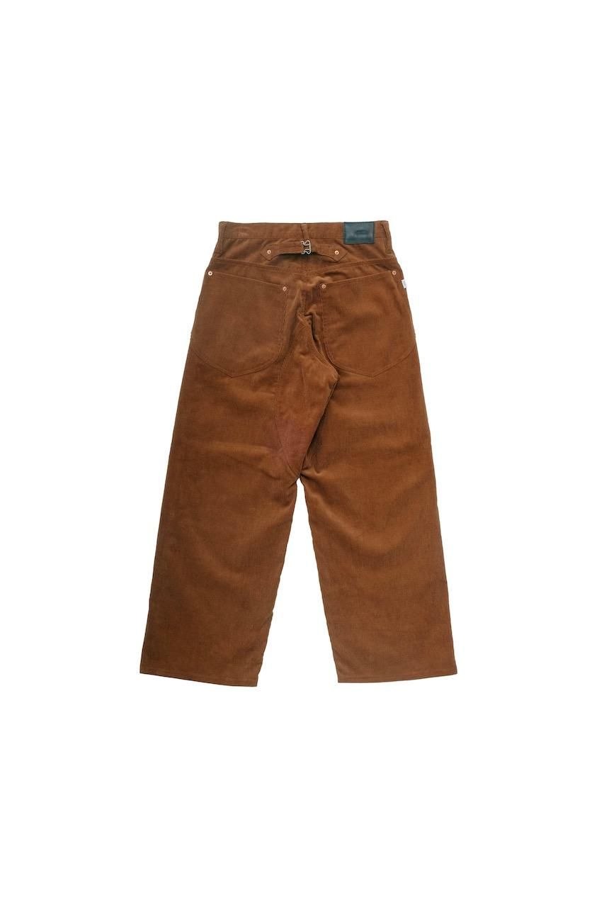 SUGARHILL（シュガーヒル）のCORDUROY DOUBLE KNEE DENIM PANTS BROWN