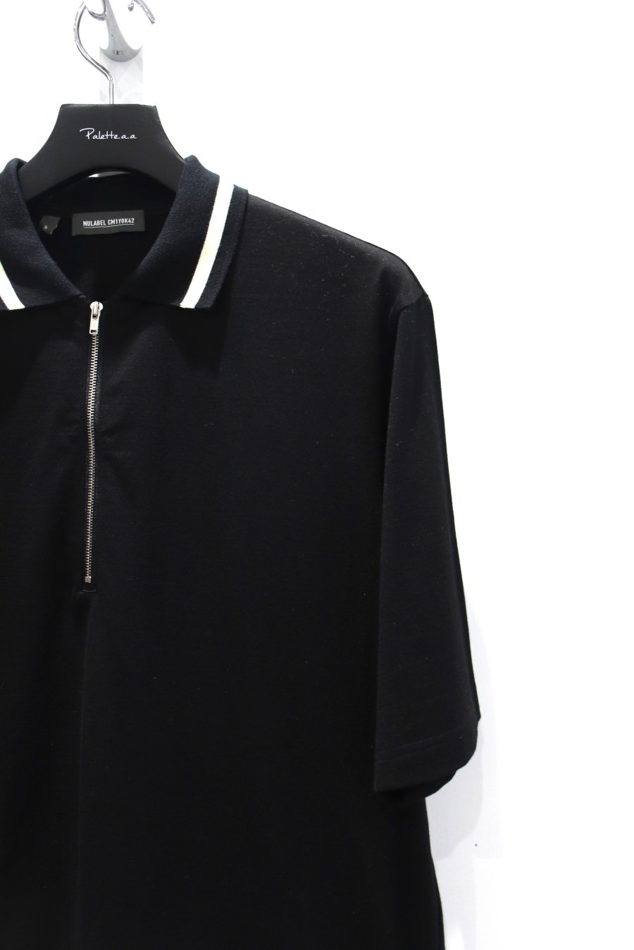 ポロシャツ NULABEL ZIP POLO SS-