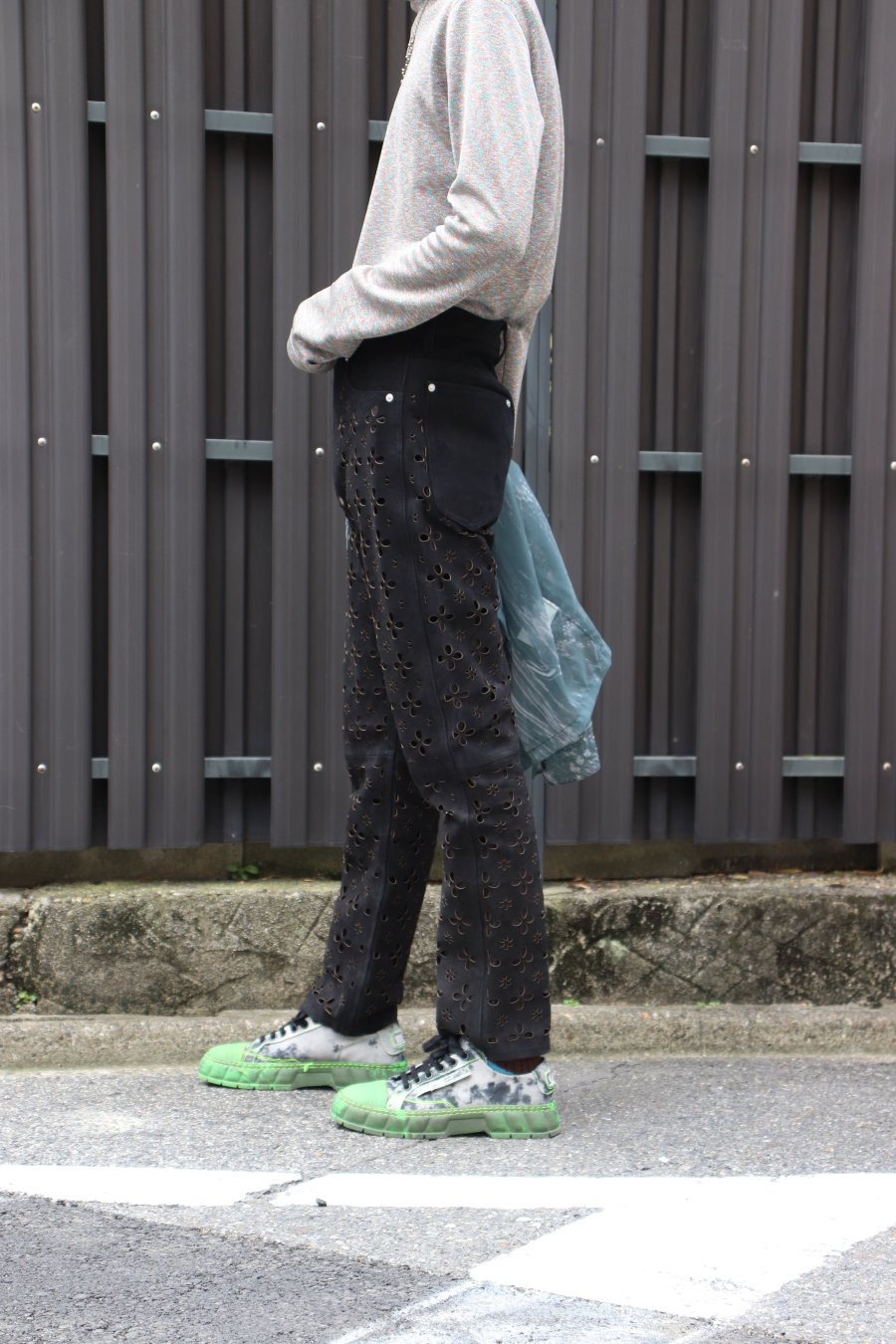 Madzu Harako Calf Haired Leather Pants www.krzysztofbialy.com