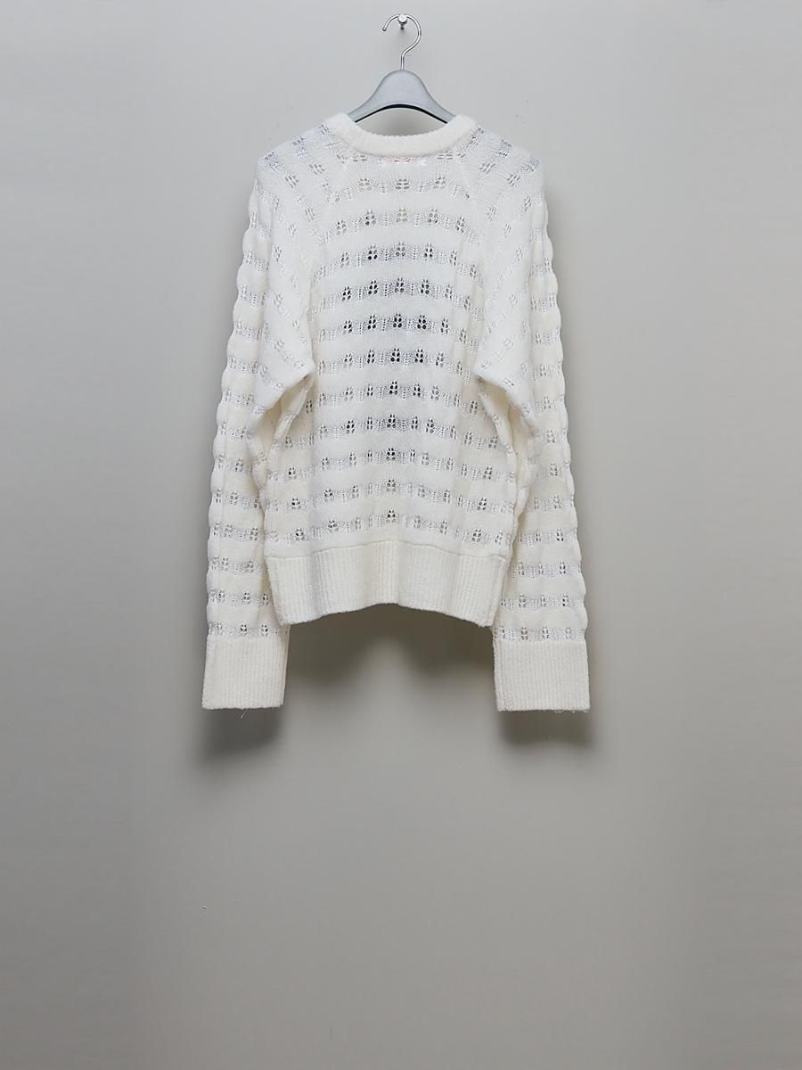 MASU（エムエーエスユー）のREVERSE BEETHOVEN SWEATER WHITEの通販