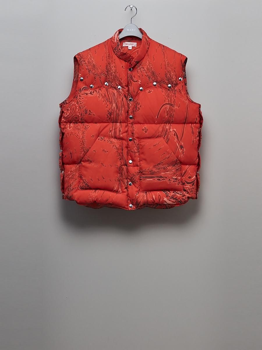 MASU（エムエーエスユー）のDIAMOND PUFFER SCARF BLACKの通販
