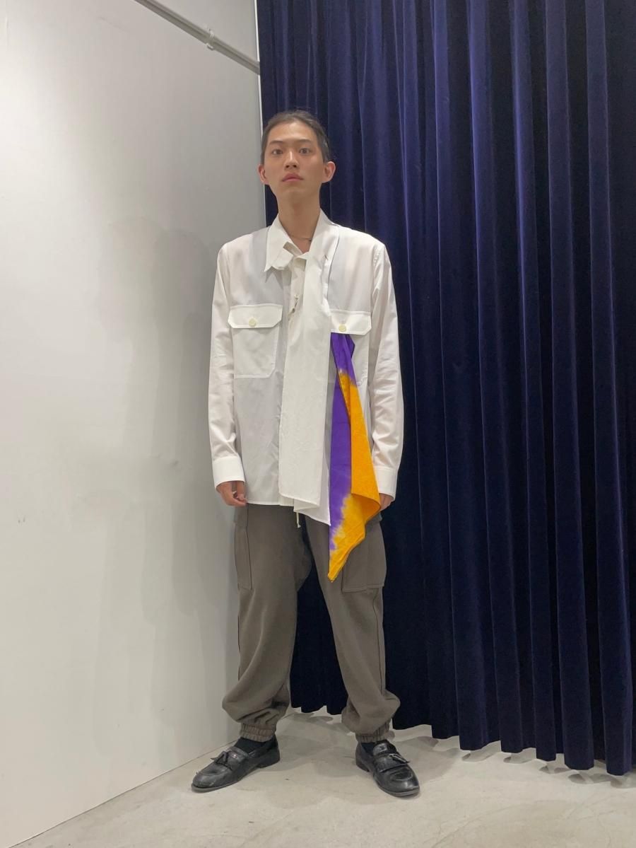 SUGARHILL（シュガーヒル）のRAW EDGE CANVAS CARGO PANTS DARK