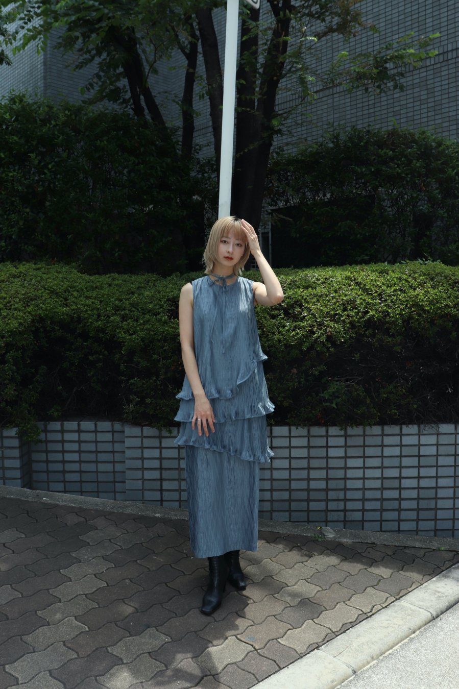 超目玉 BELPER Wave Pleated Dress ベルパー ドレス ワンピース | www