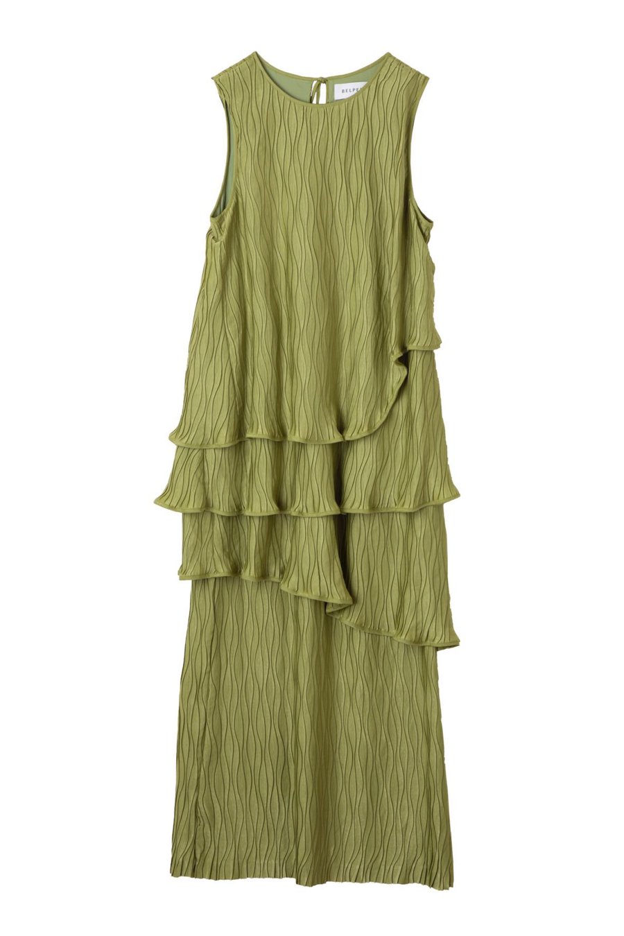 BELPER 22ss PLEATED DRESS(GREEN)<img class='new_mark_img2' src='https://img.shop-pro.jp/img/new/icons15.gif' style='border:none;display:inline;margin:0px;padding:0px;width:auto;' />