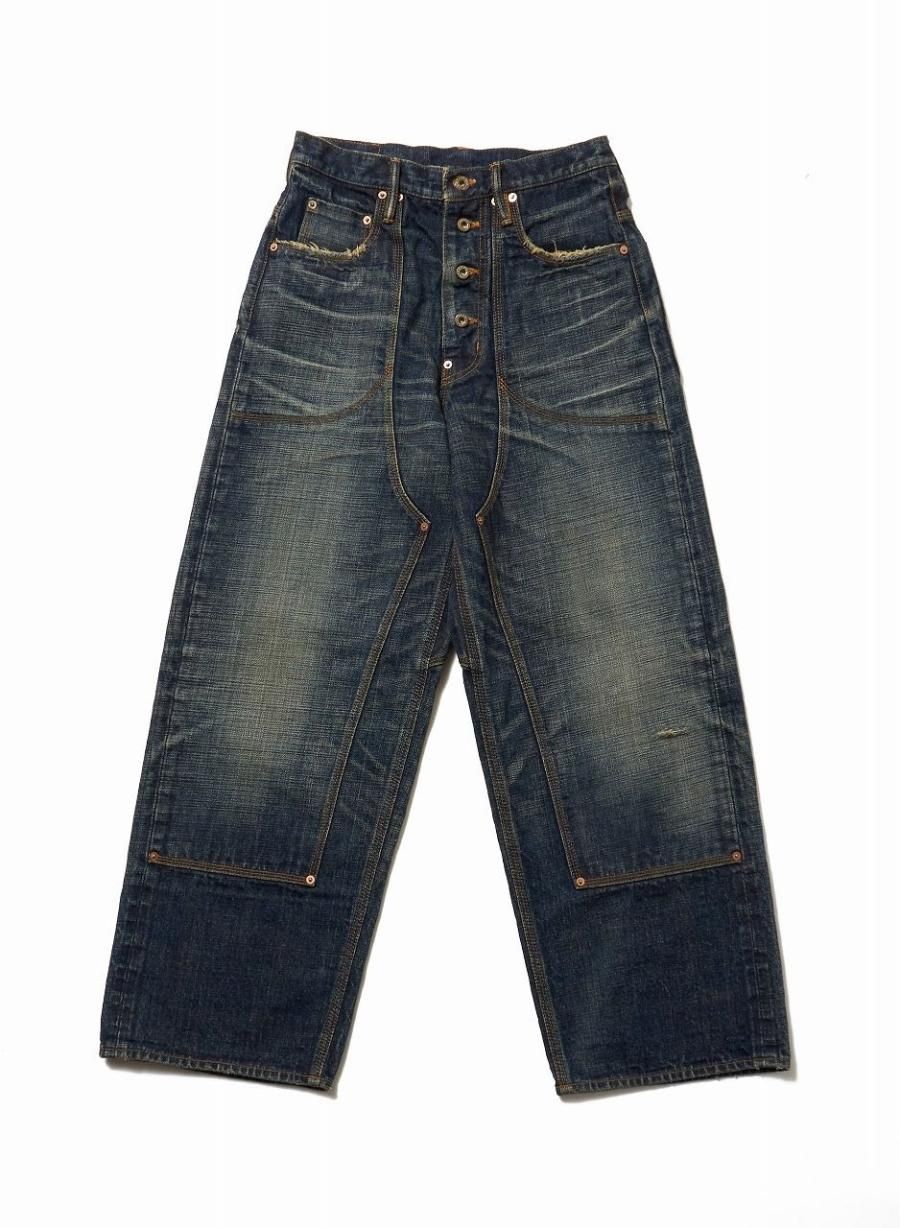 SUGARHILL（シュガーヒル）のMUSTY FADED DOUBLE KNEE DENIM PANTSの ...