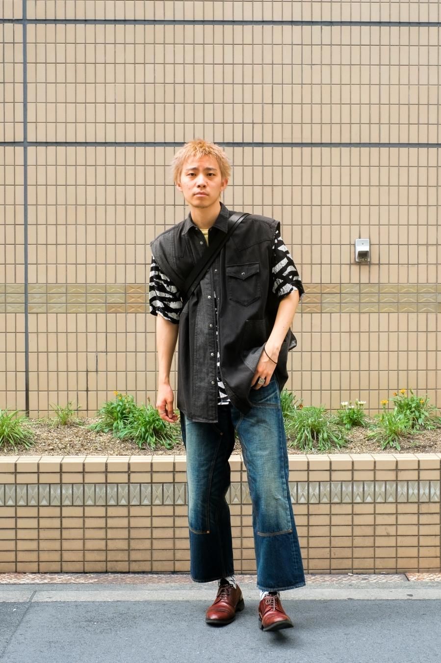 SUGARHILL（シュガーヒル）のMUSTY FADED DOUBLE KNEE DENIM PANTSの