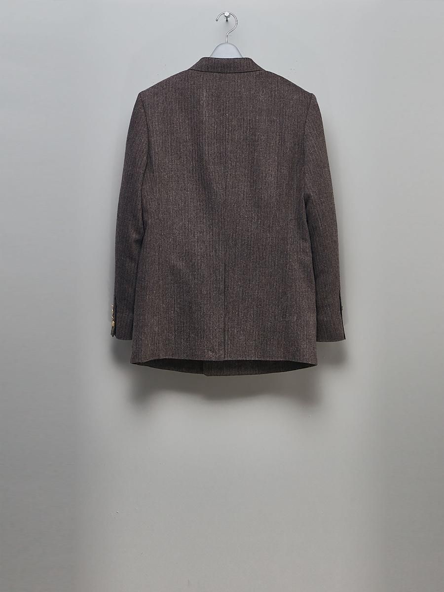 MASU NIBBLED BLAZER CHARCOAL 22AW+stbp.com.br